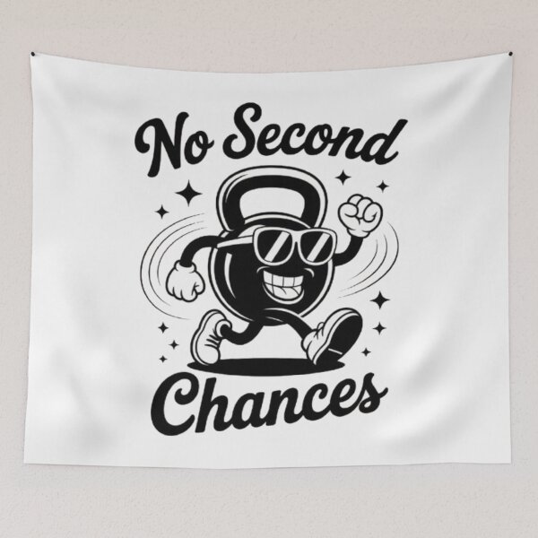 Item preview, No Second Chances – Bold Relentless Streetwear Typography designed and sold by NewUSShop.
