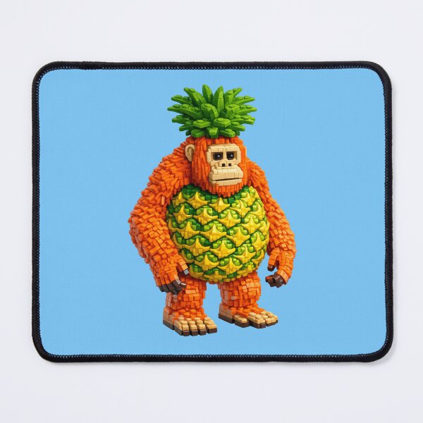 Artikelvorschau, Orangutini Ananasini – Lego-Stil entworfen und verkauft von The Art by Rossouw.