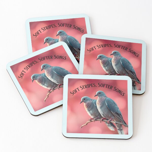 Item preview, Soft Stripes, Softer Songs Zebra Dove designed and sold by Sachie's Studio.