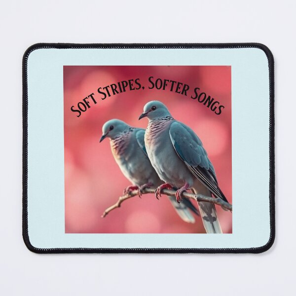 Item preview, Soft Stripes, Softer Songs Zebra Dove designed and sold by Sachie's Studio.
