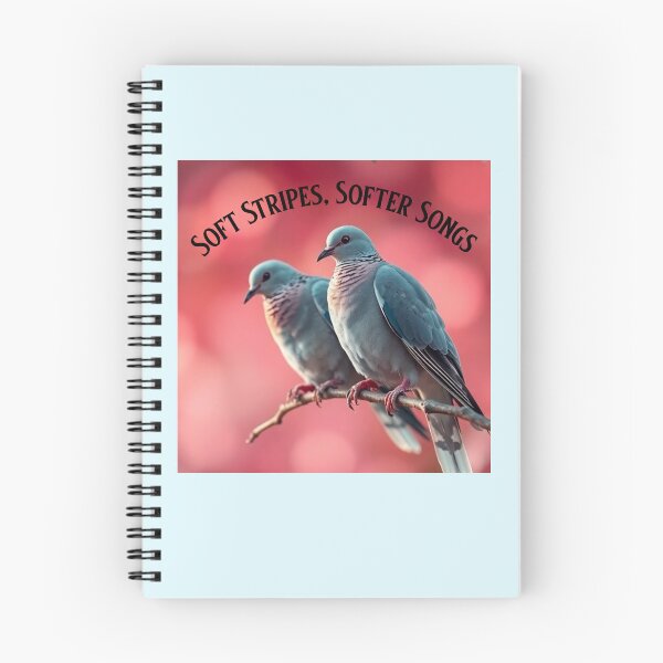 Item preview, Soft Stripes, Softer Songs Zebra Dove designed and sold by Sachie's Studio.