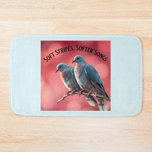 Item preview, Soft Stripes, Softer Songs Zebra Dove designed and sold by Sachie's Studio.