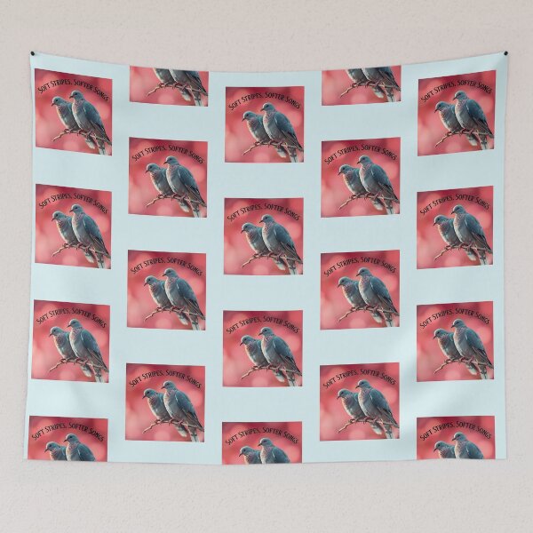 Item preview, Soft Stripes, Softer Songs Zebra Dove designed and sold by Sachie's Studio.