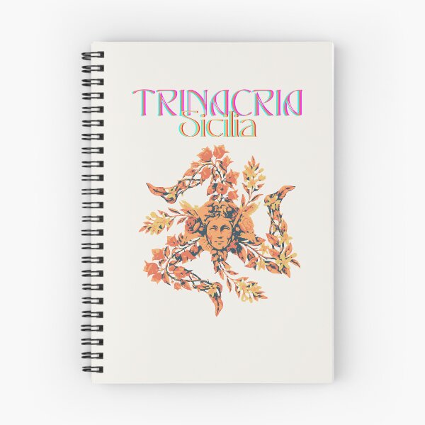 Item preview, Trinacria Sicilia + Vintage Mediterranean Floral Medusa designed and sold by Studioremida.