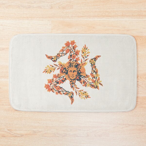Item preview, Trinacria Sicilia + Vintage Mediterranean Floral Medusa designed and sold by Studioremida.