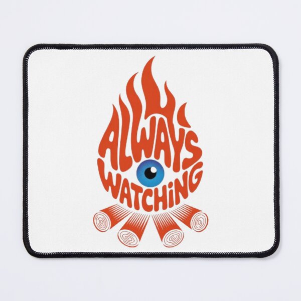 Item preview, Always Watching – Dark Streetwear Typography Statement Design designed and sold by NewUSShop.