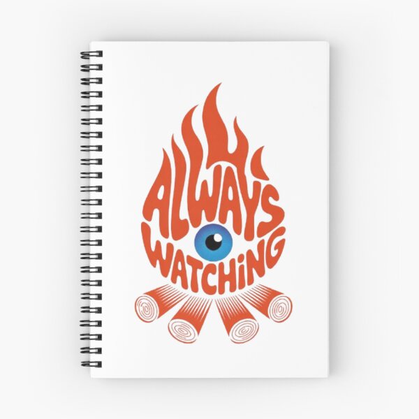 Item preview, Always Watching – Dark Streetwear Typography Statement Design designed and sold by NewUSShop.