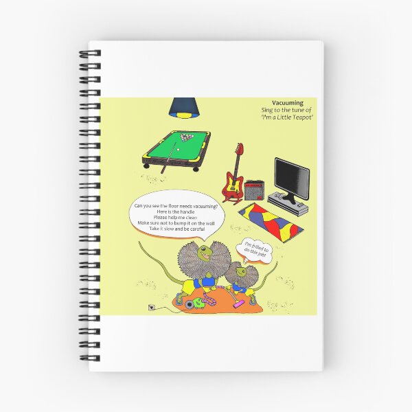 Item preview, Vacuuming - I'm a Little Teapot designed and sold by tuneinwithamy.