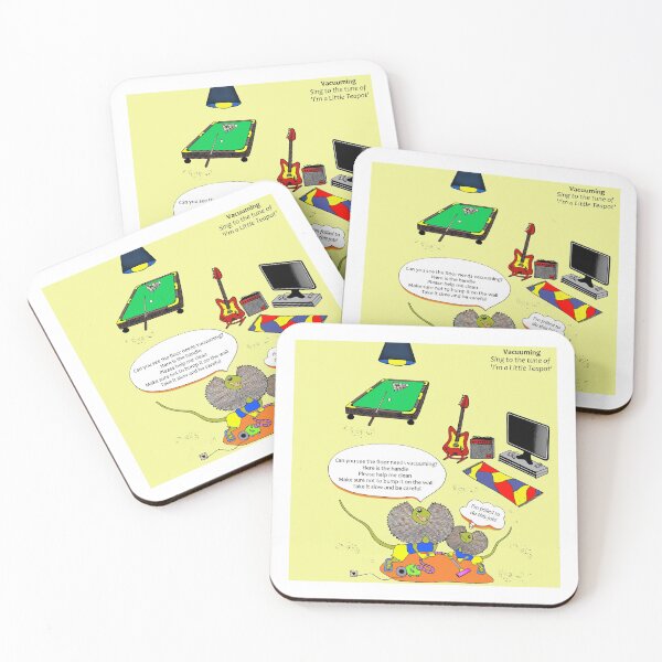 Item preview, Vacuuming - I'm a Little Teapot designed and sold by tuneinwithamy.