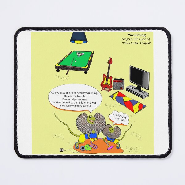 Item preview, Vacuuming - I'm a Little Teapot designed and sold by tuneinwithamy.