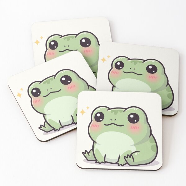 Item preview, Cute Kawaii Frog – Adorable Chubby Frog Illustration designed and sold by soletstudio.