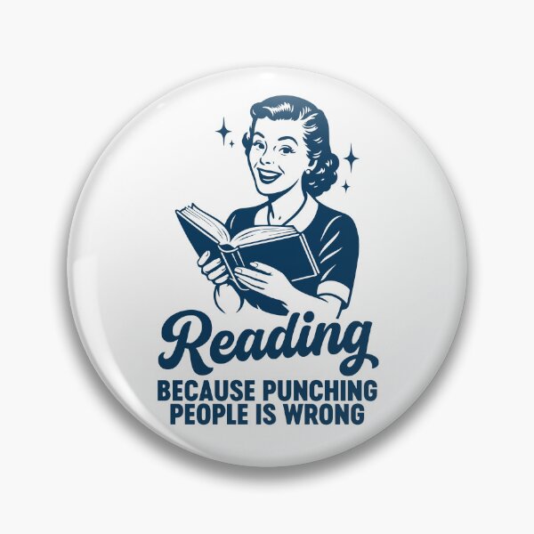 Item preview, Reading Because Punching People is Wrong designed and sold by gunaone-design.