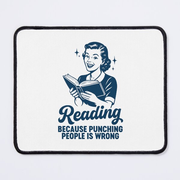 Item preview, Reading Because Punching People is Wrong designed and sold by gunaone-design.
