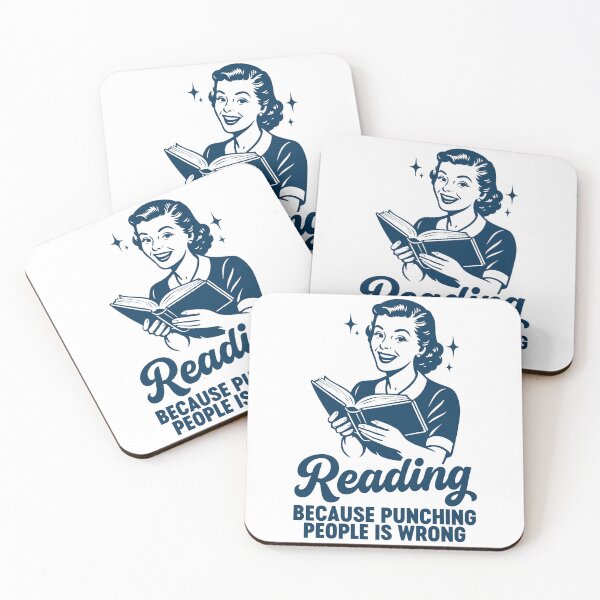 Item preview, Reading Because Punching People is Wrong designed and sold by gunaone-design.
