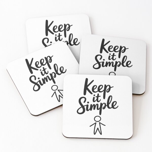 Item preview, Keep It Simple – Clean Minimalist Streetwear Typography designed and sold by NewUSShop.