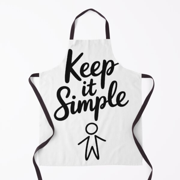 Item preview, Keep It Simple – Clean Minimalist Streetwear Typography designed and sold by NewUSShop.