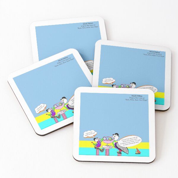 Item preview, Wash Dishes - Row, Row, Row Your Boat designed and sold by tuneinwithamy.