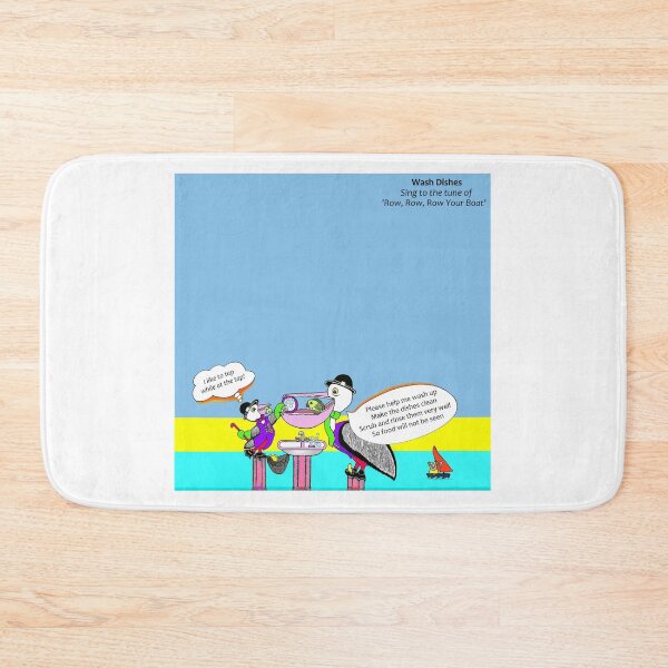 Item preview, Wash Dishes - Row, Row, Row Your Boat designed and sold by tuneinwithamy.