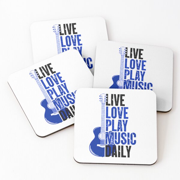 Item preview, Live Love Play Music Daily Quote designed and sold by Bongsheila.