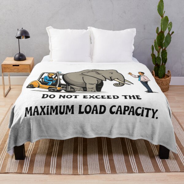 Item preview, Do Not Exceed Maximum Load Capacity designed and sold by RetroNibylander.