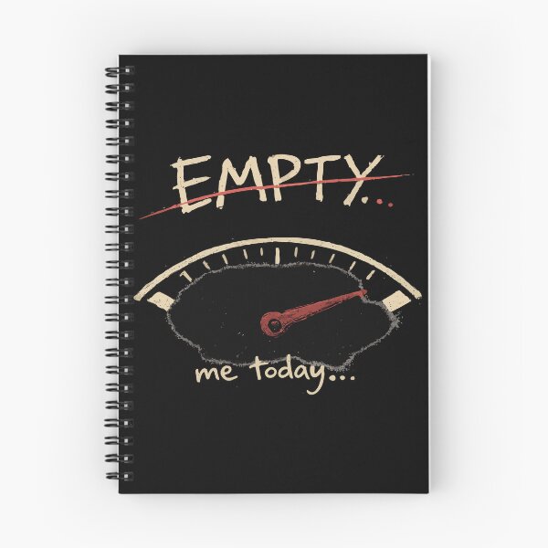 Item preview, Burnout Energy Meter Minimalist Emotional Design designed and sold by Modern Badge.