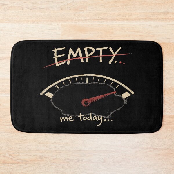 Item preview, Burnout Energy Meter Minimalist Emotional Design designed and sold by Modern Badge.
