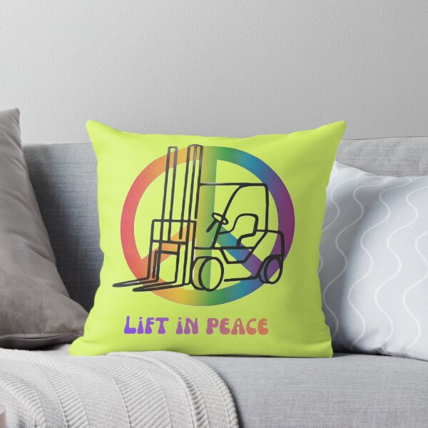 Item preview, Lift In Peace – Forklift Rainbow  designed and sold by RetroNibylander.
