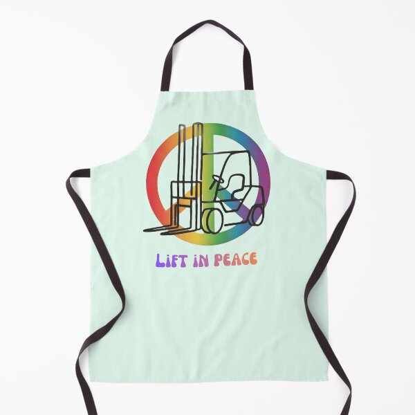 Item preview, Lift In Peace – Forklift Rainbow  designed and sold by RetroNibylander.