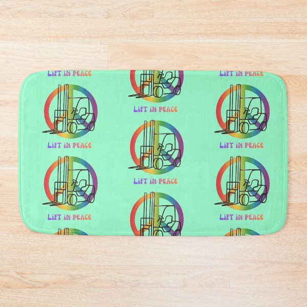 Item preview, Lift In Peace – Forklift Rainbow  designed and sold by RetroNibylander.