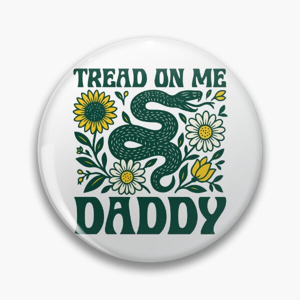Item preview, Tread On Me Daddy Floral Snake designed and sold by gunaone-design.