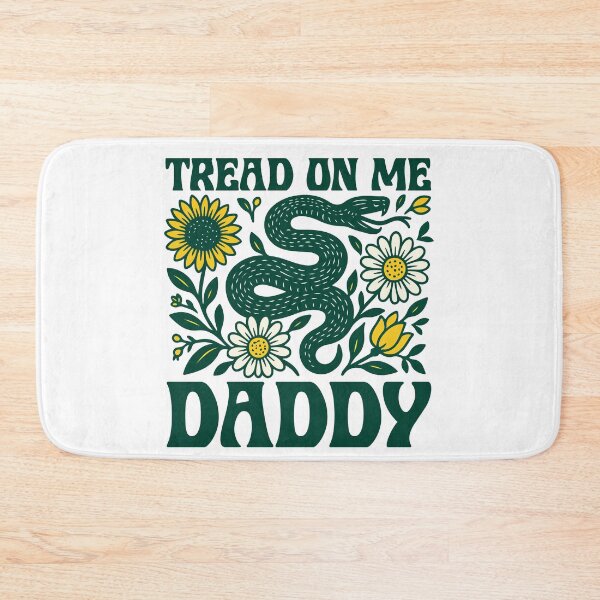Item preview, Tread On Me Daddy Floral Snake designed and sold by gunaone-design.