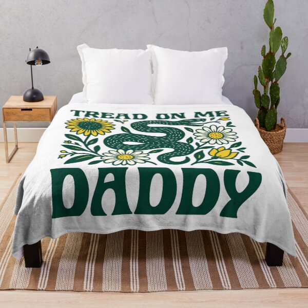 Item preview, Tread On Me Daddy Floral Snake designed and sold by gunaone-design.
