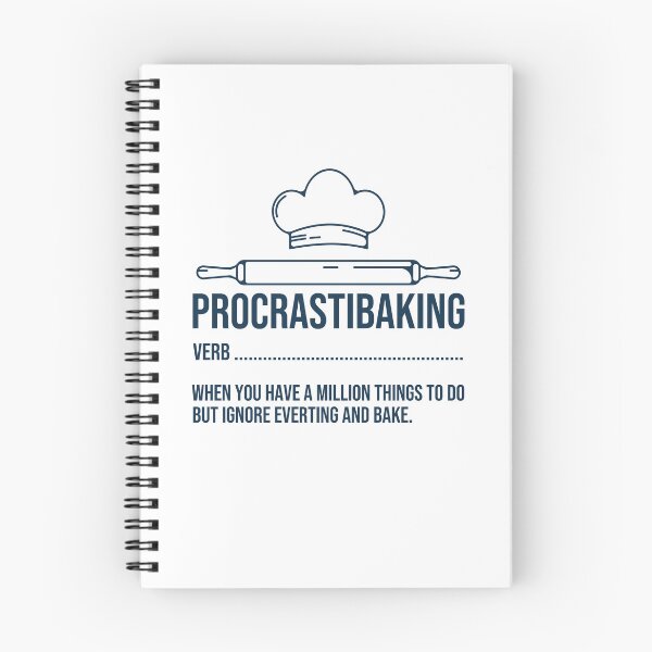 Item preview, Procrastibaking Baking Meaning Definition Funny Baker Chef designed and sold by gunaone-design.