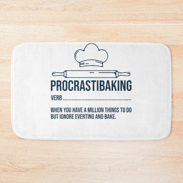 Item preview, Procrastibaking Baking Meaning Definition Funny Baker Chef designed and sold by gunaone-design.
