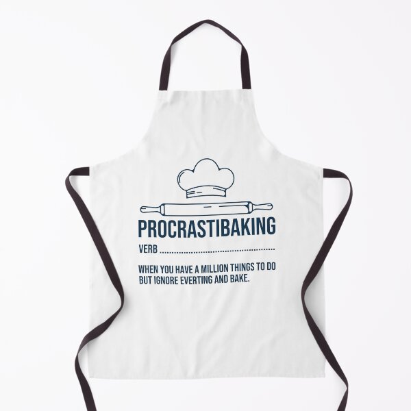 Item preview, Procrastibaking Baking Meaning Definition Funny Baker Chef designed and sold by gunaone-design.