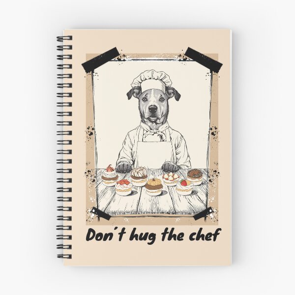 Item preview, Don't Hug the Chef cooking dog designed and sold by Shedronpanda.