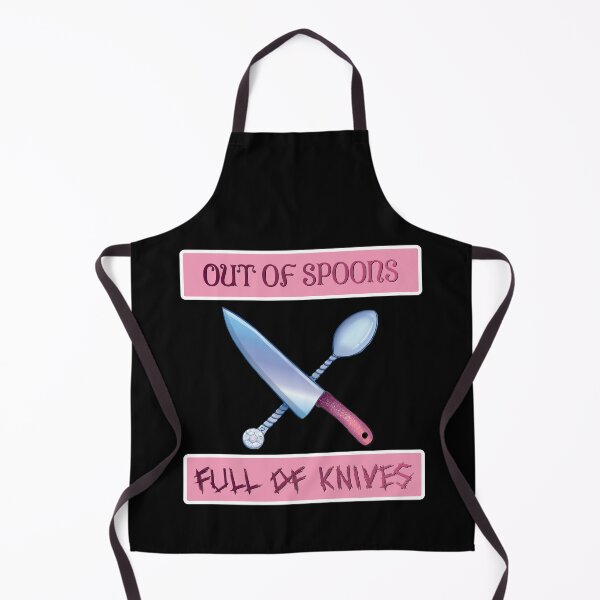 Item preview, Out of Spoons, Full of Knives Pink A designed and sold by Syph-Creations.