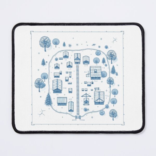 Item preview, Nordic Compass Blueprint Scandinavian Navigation Symbol designed and sold by sloophloop77.