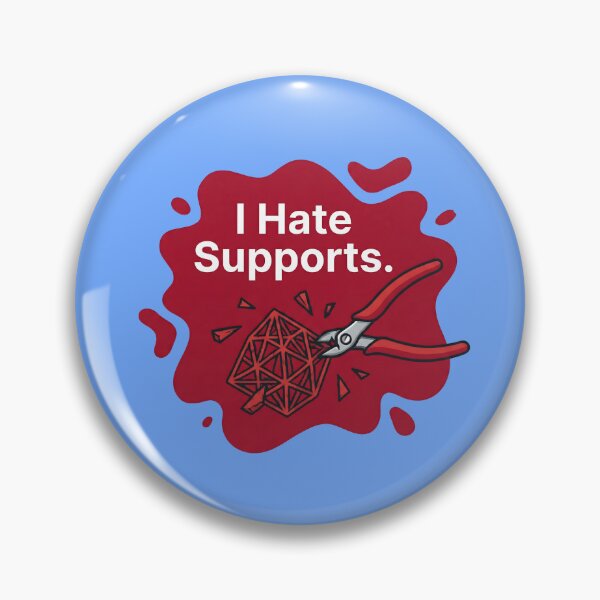 Item preview, I hate supports | 3d Printing designed and sold by SocialStaticz.
