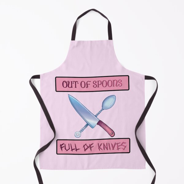 Item preview, Out of Spoons, Full of Knives Pink B designed and sold by Syph-Creations.