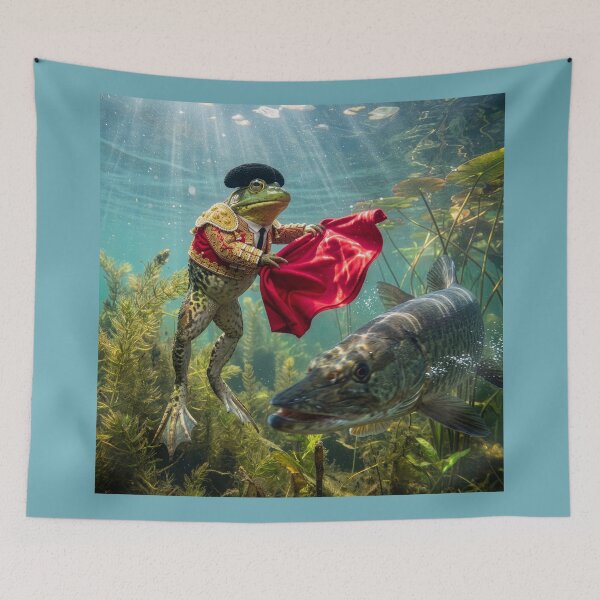 Item preview, Bull Frog Matador Bests Muskellunge designed and sold by Tridentulus.