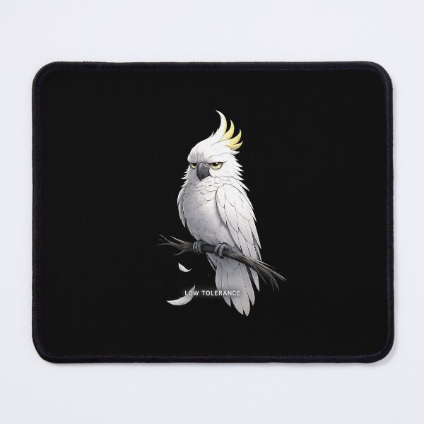 Item preview, Low Tolerance Cockatoo – Funny Grumpy Australian Bird Design designed and sold by HoloInverse.