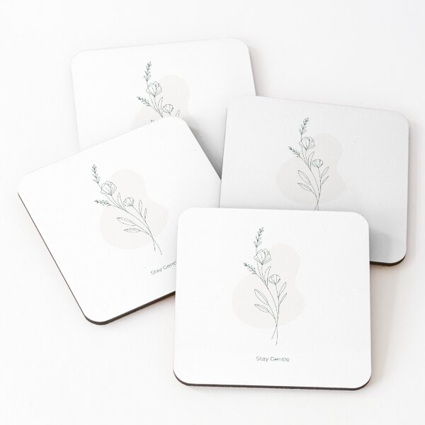Item preview, Stay Gentle – Minimalist Botanical Line Art designed and sold by Calm Earth Collective.