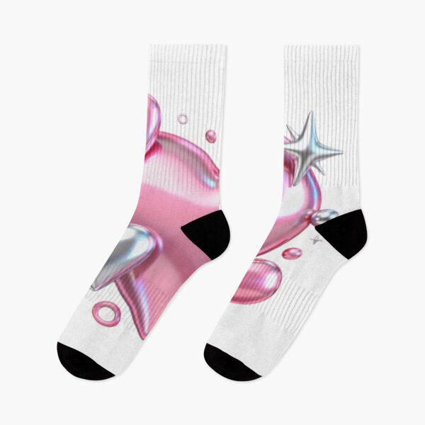 Item preview, Shiny Heart – Glossy Pink and Metallic Love Design designed and sold by Cristhian Almanza.