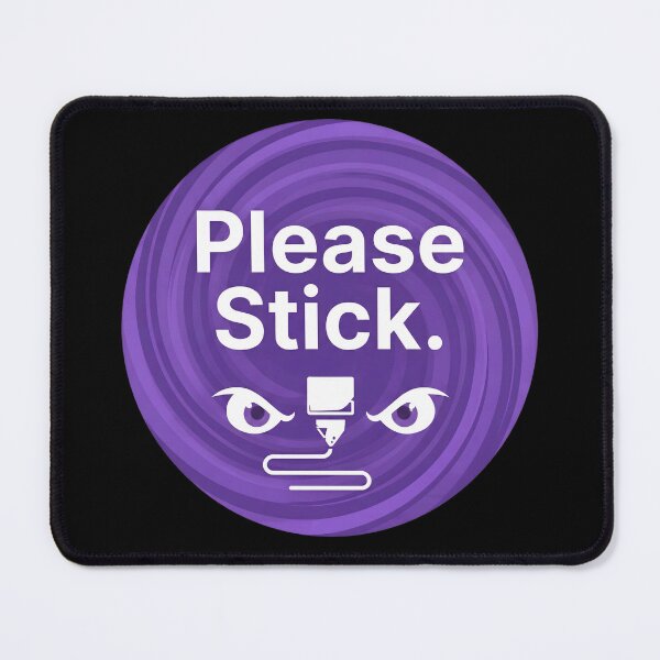 Item preview, Please stick | 3d Printing designed and sold by SocialStaticz.