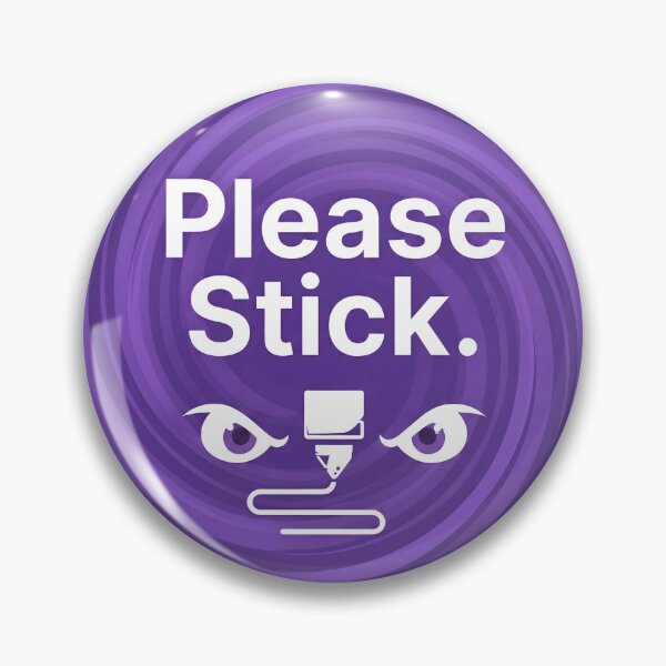 Item preview, Please stick | 3d Printing designed and sold by SocialStaticz.