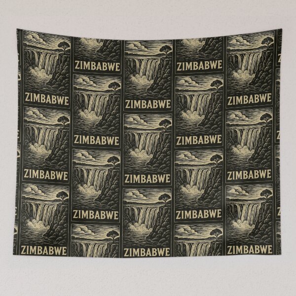 Item preview, Zimbabwe Linocut Style  designed and sold by Thistle-TShop.