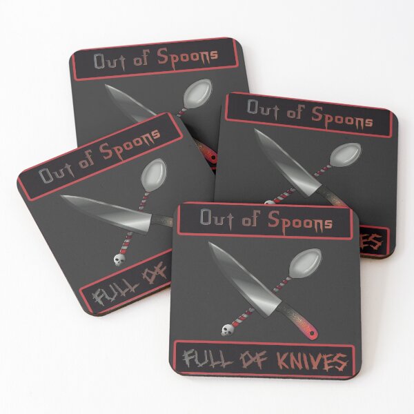 Item preview, Out of Spoons, Full of Knives designed and sold by Syph-Creations.