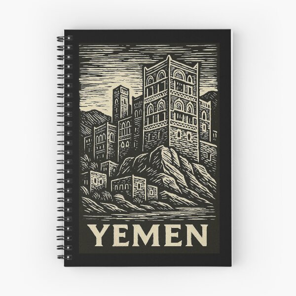 Item preview, Yemen Linocut Style  designed and sold by Thistle-TShop.
