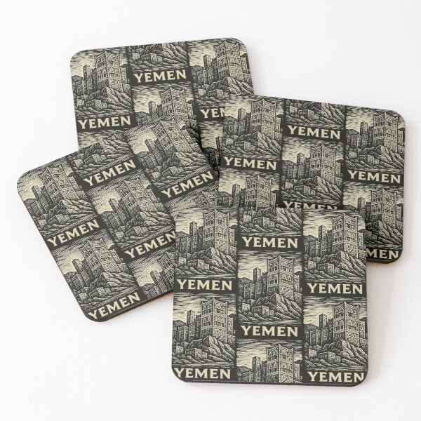 Item preview, Yemen Linocut Style  designed and sold by Thistle-TShop.